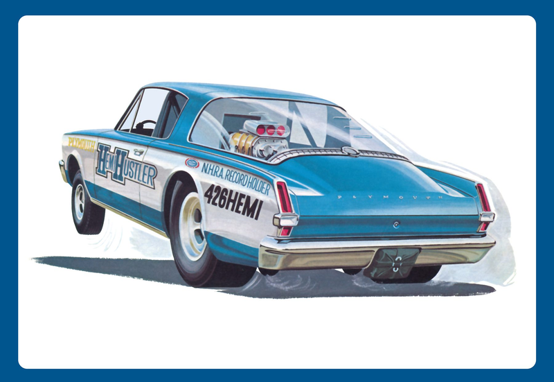 AMT 1/25 1966 Plymouth Barracuda Funny Car “Hemi Hustler” (AMT 1464)