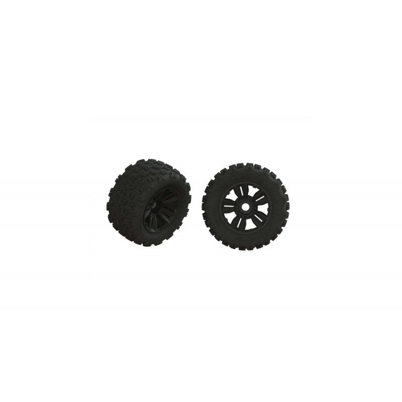 Arrma Dboots 'Copperhead2 SB MT' Tire Set Glued (1 Pair) 24mm Hex (ARA550061)