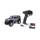 Axial 1/24 SCX24 Jeep Wrangler JLU 4X4 Rock Crawler Brushed RTR, Gray (AXI00002V3T3)