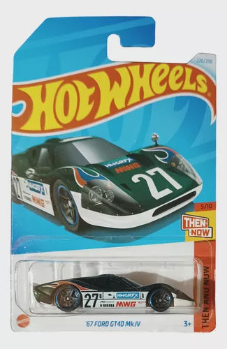 2024 Hot Wheels 220/250 -67 Ford GT40 Mk.IV, Then and Now 5/10 (HTC69 )