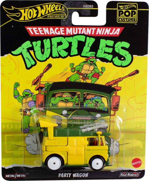 2024 Hot Wheels Premium- Pop Culture Teenage Mutant Ninja Turtles Party Wagon (HFX04)