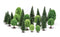 Hornby Hobby' Mixed (Deciduous and Fir) Trees (HOR R7201)