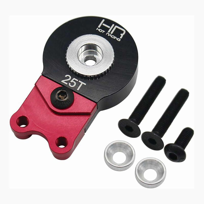 HOT Racing 25T Steering Servo saver CNC Aluminium Upgrade Arrma Gorgon (HRAGRR48M25T)