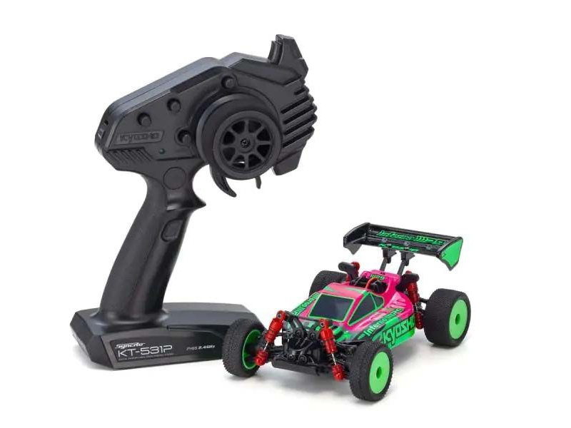 Kyosho Mini-Z MB010 Readyset 4WD Inferno MP9 TKI3 Pink-Green (KYO 32093PGR-B)