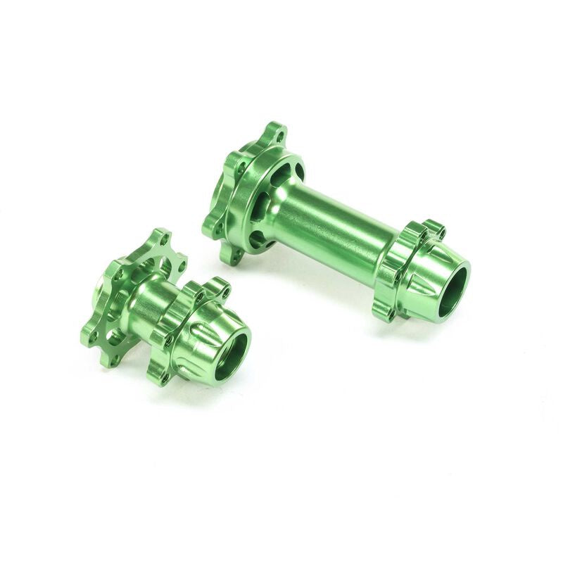 Losi Aluminum Hub Set, Machined, Green: Promoto-MX (LOS362002)