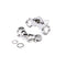 Losi Aluminum Triple Clamp Set, Silver: Promoto-MX (LOS364006)