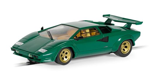 SCA C4500 Scalextric Lamborghini Countach Green 2024 Catalogue (c4500)