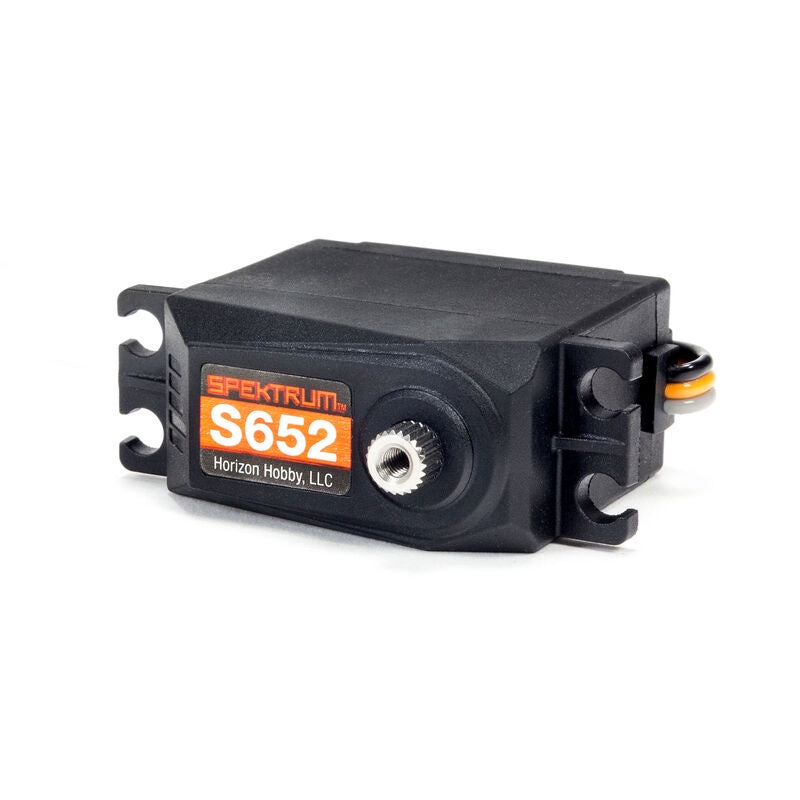 Spektrum S652 HV Servo, 18Kg, 0.18 @ 7.2v, Steel Gears, Waterproof 23T Spline (SPMS652)