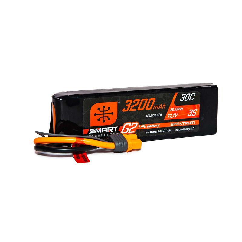 Spektrum 3200mAh 3S 11.1V Smart G2 LiPo 30C; IC3 (SPMX323S30)