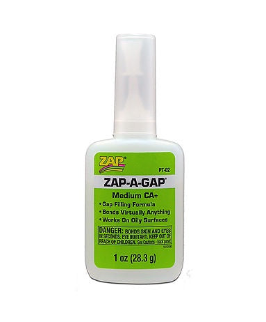 ZAP Superglue Medium Thickness 1oz (28.3g) (ZAP PT02-12)