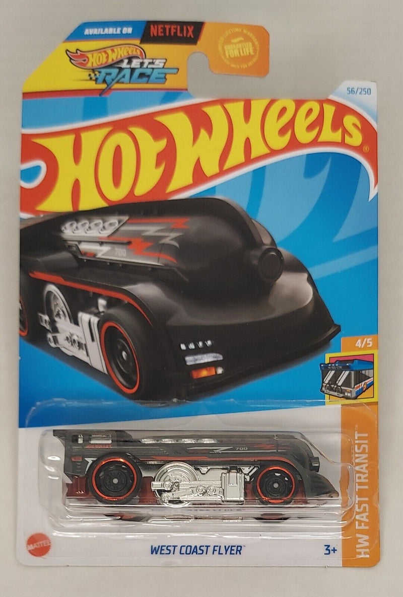 West Coast Flyer 56/250 Hot Wheels 2024 HW Fast Transit 4/5 Netflix Race (HTB44 )