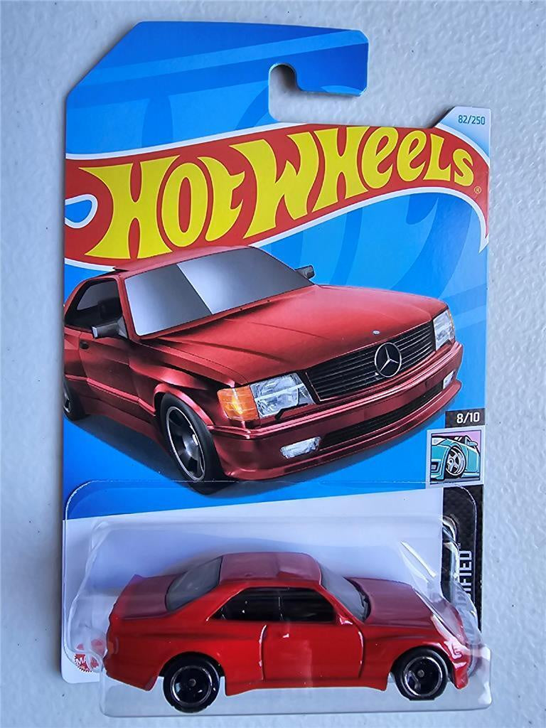 Hot Wheels 2024 82/250 '89 Mercedes Benz 560 SEC AMG HW Modified 8/10 (HTB70)