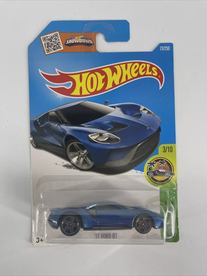 Hot Wheels 2016 Exotics Series '17 Ford GT Blue 73/250  3-10 (DHP28)