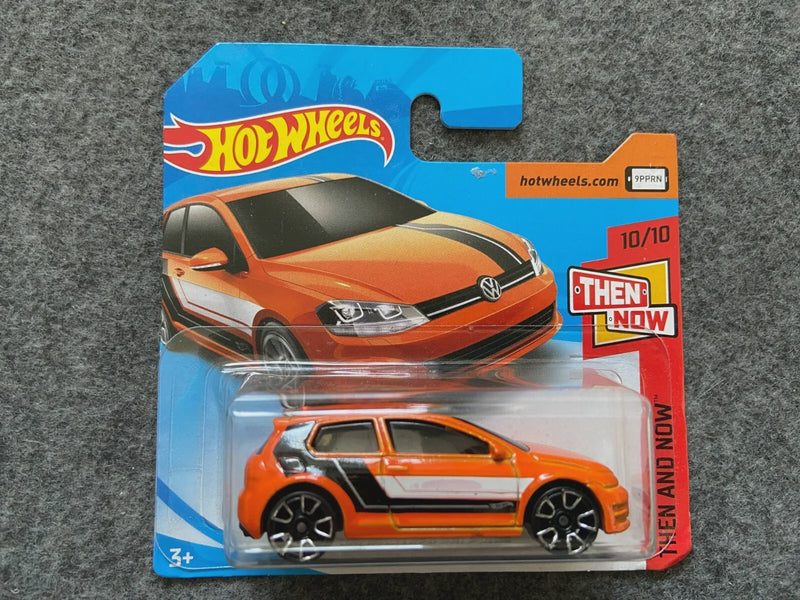 2018 Hot Wheels THEN AND NOW VOLKSWAGEN GOLF MK7  Short Card (FJX96)