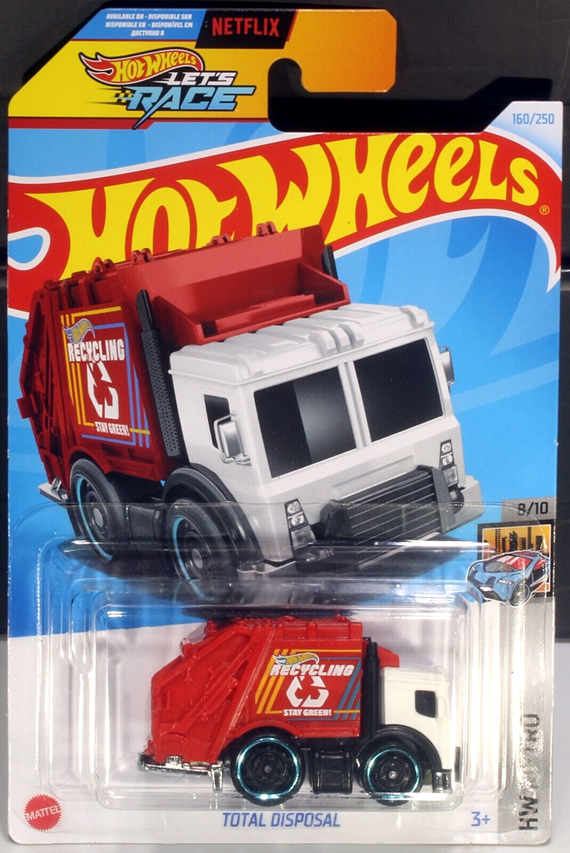 2024 Hot Wheels  White Total Disposal HW METRO