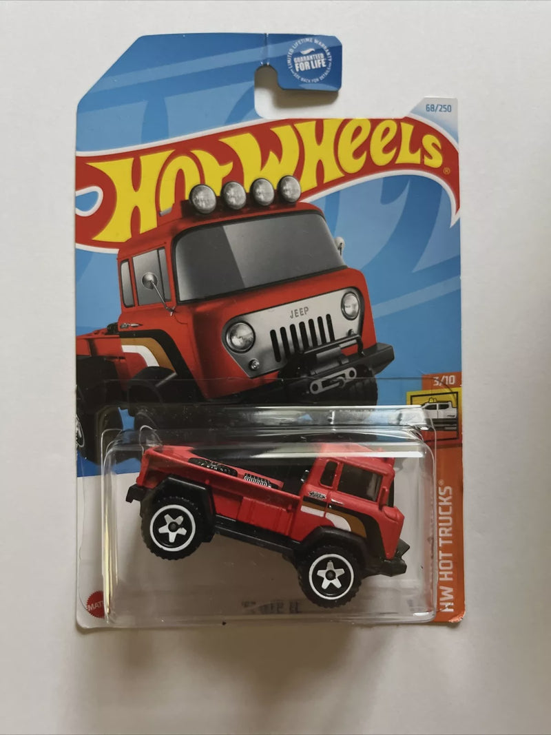 HOT WHEELS '57 Jeep FC Red HW Hot Trucks 68/250--3/10  (HTD21)  (HTD21)