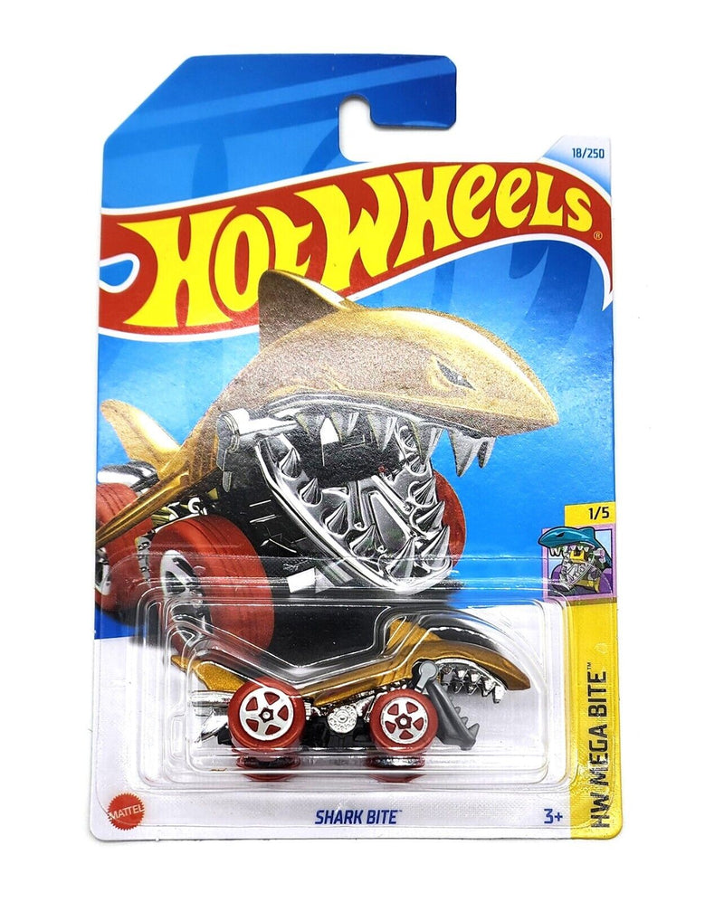 Hot Wheels Gold Shark Bite HW Mega Bite 18/250  (HTC01 )