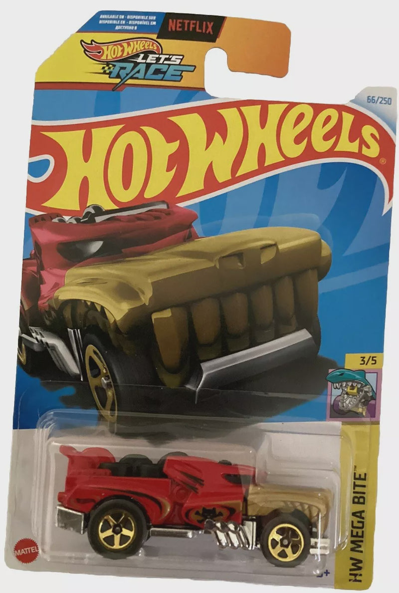 2024 Hot Wheels Hw Mega Bite Hot Weiler, 66/250 -3/5 (HTD19)