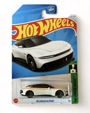 HOT WHEELS DeLorean Alpha5 White HW Green Speed Short Card 85/250  (HTB84)