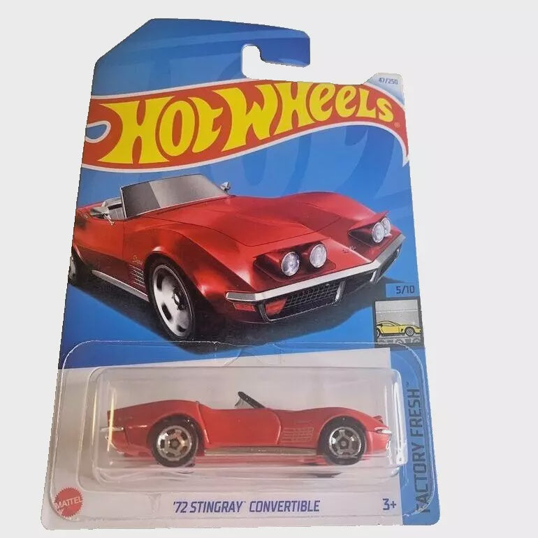 2024 HOT WHEELS  '72 STINGRAY CONVERTIBLE -47/250 (HTD09)