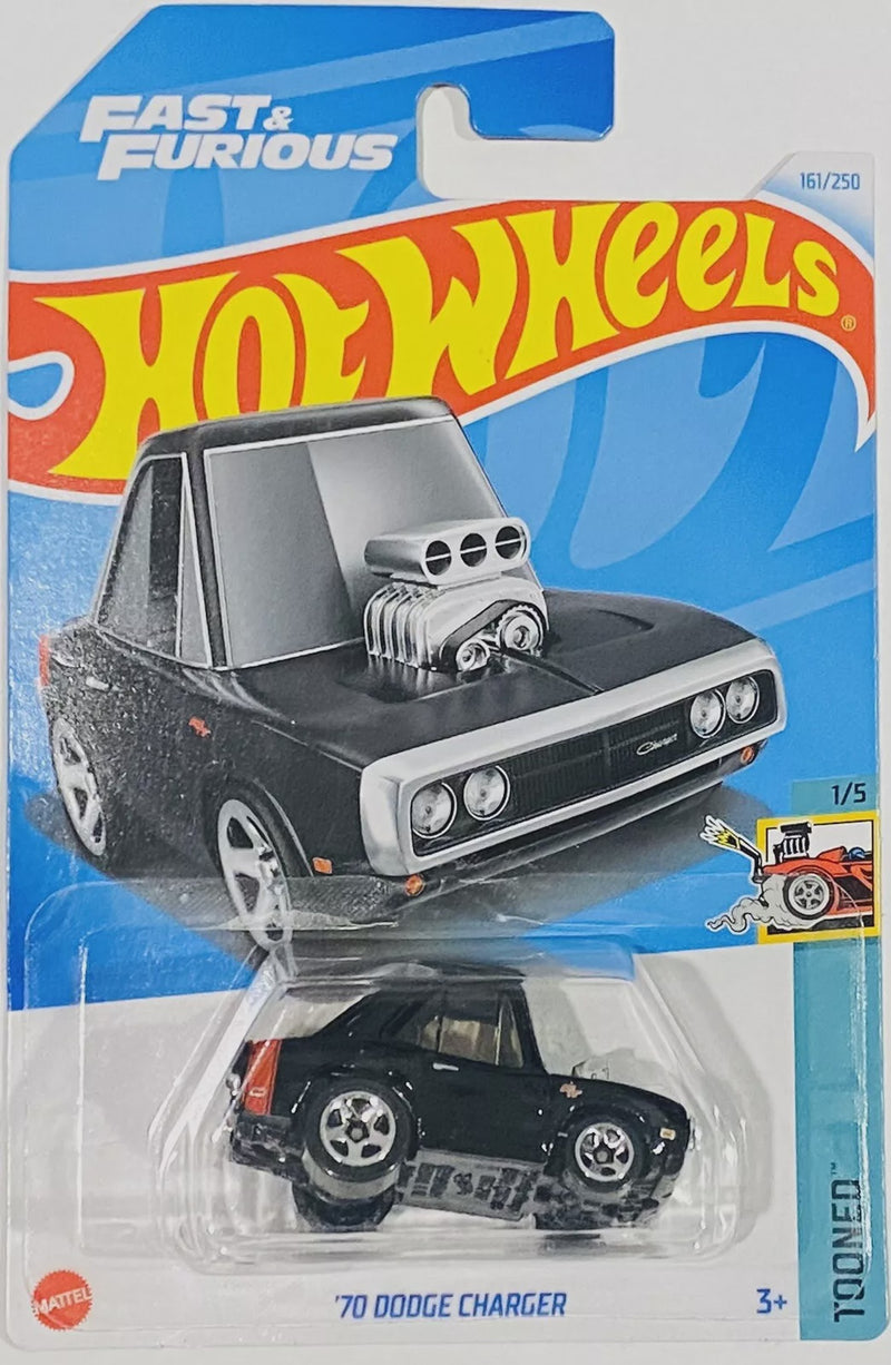 2024 Hot Wheels 70’ Dodge Charger- Tooned -1/5--161/250 (HTB40)