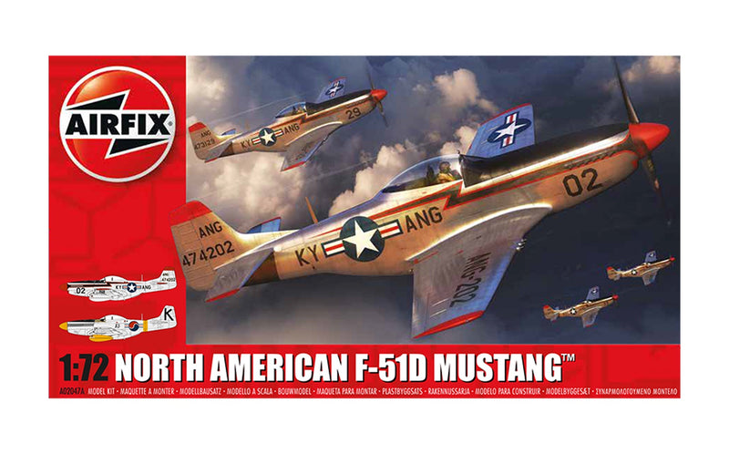 Airfix 1/72 North American F-51D Mustang (a02047a)