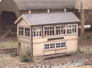 RATIO 223 GWR WOODEN SIGNAL BOX (INC. INTERIOR) PLASTIC KIT N GAUGE (223)