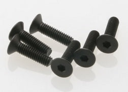 Traxxas  Screws, 4x15mm countersunk machine (hex drive) (6) (2546)