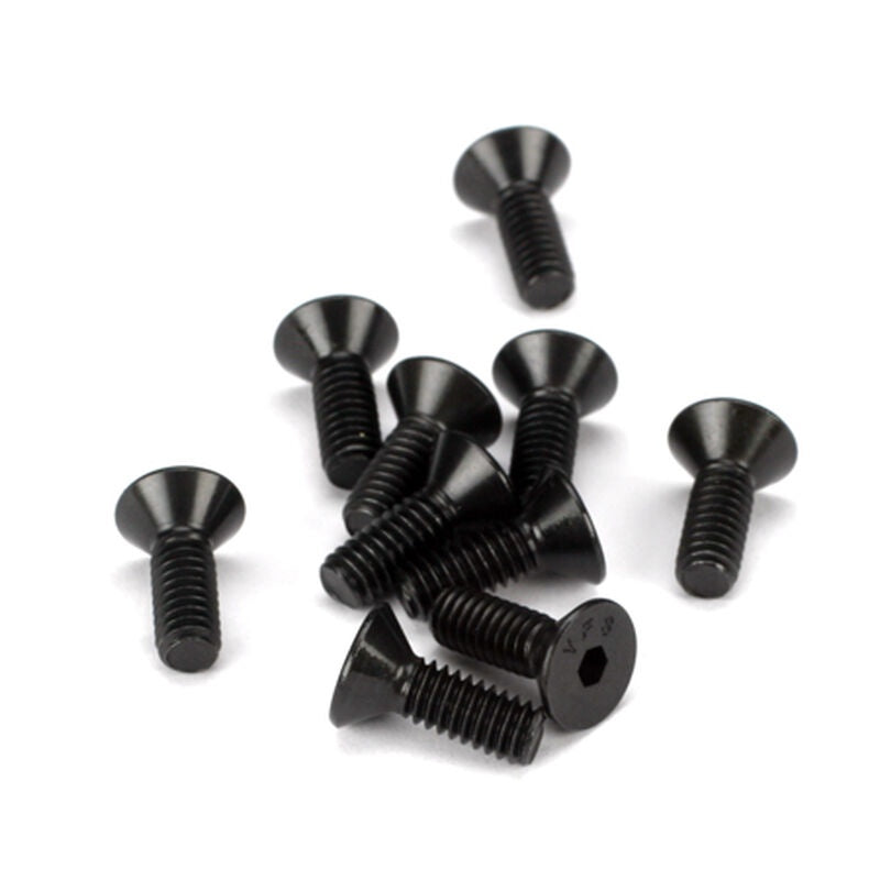 Losi Flat Head Screws, 8-32 x 1/2" (10) (losa6262)