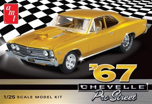 AMT 1967 CHEVY CHEVELLE PRO STREET 1:25 SCALE MODEL KIT (amt876)