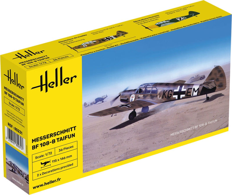 Model Master 1/72 MESSERSCHMITT BF 108 B TAIFUN (80231)