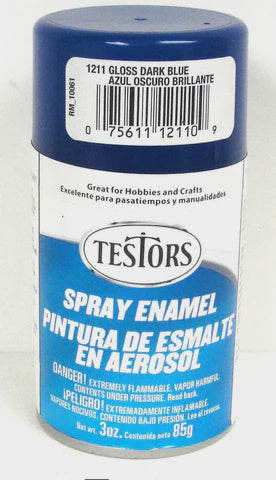 Model Master Gloss Dark Blue Enamel 3oz Spray (1211)