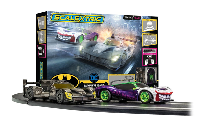 SCALEXTRIC SPARK PLUG - BATMAN VS JOKER SET (C1415)