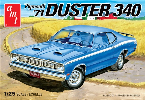 AMT 1971 PLYMOUTH DUSTER 340 1:25 SCALE MODEL KIT (amt1118m)