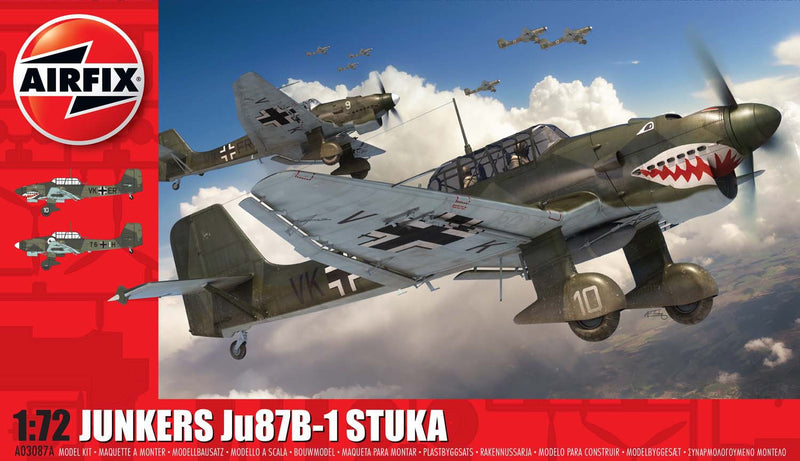 AIRFIX 1/72 Junkers Ju87 B-1 Stuka (a03087a)