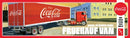 AMT FRUEHAUF BEADED VAN SEMI TRAILER (COCA-COLA) 1:25 SCALE MODEL KIT (AMT1109)