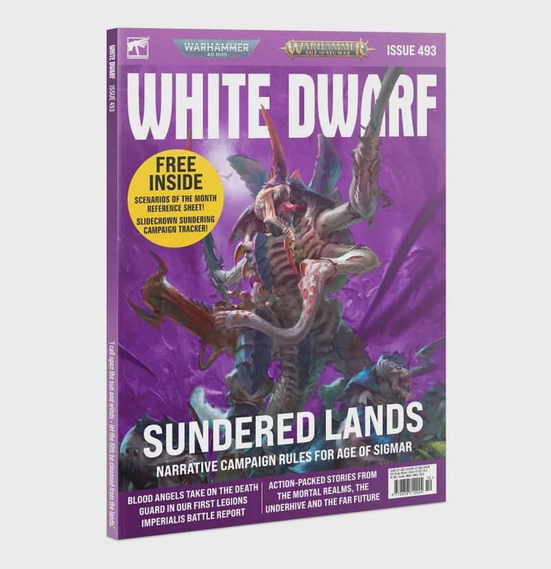 Warhammer White Dwarf, Sundered Lands (WD493)