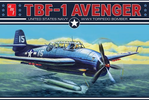 AMT 1/48 TBF-1 AVENGER 1:48 SCALE MODEL KIT (AMT 1377)