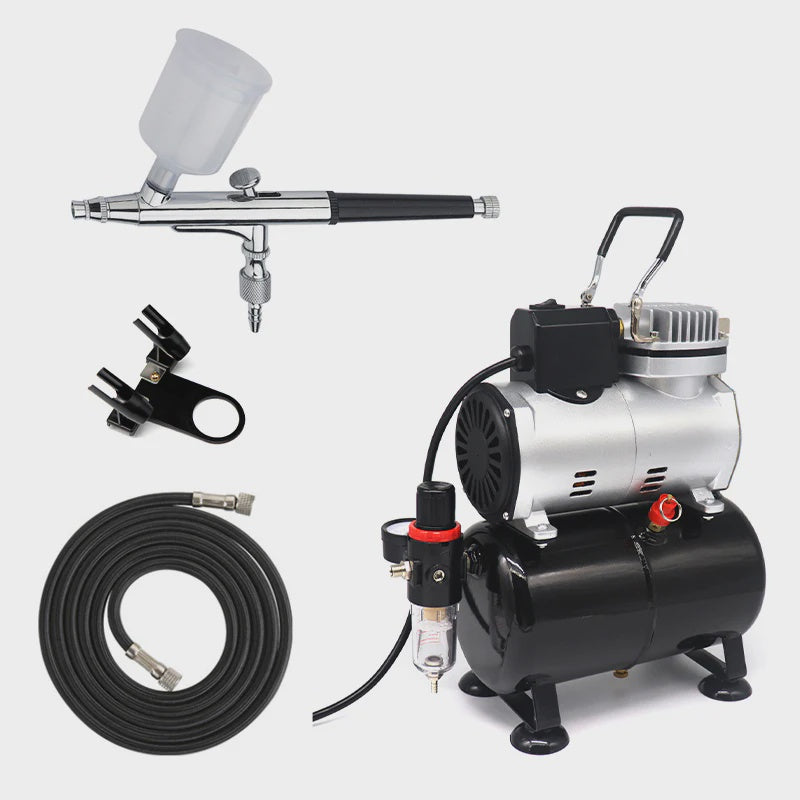 AEROPRO AIR BRUSH COMPRESSOR KIT WITH TANK/FAN AND AIRBRUSH  (AP186TK)