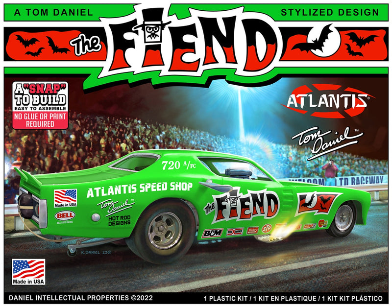 Atlantis Models 1/32 Tom Daniel The Fiend Funny Car (AMCM8278)