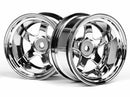 HPI Racing WORK MEISTER S1 WHEEL 26mm CHROME (9mm OFFSET) (HP 3593)