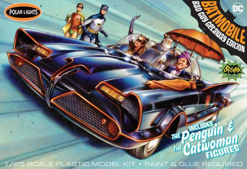 POLAR LIGHTS CLASSIC TV SHOW BATMOBILE BAD GUY GETAWAY EDITION 1:25 SCALE MODEL KIT (POL 0998)