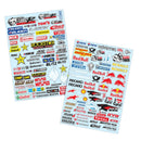 Team C 1/10 Stickers MISC Brands A4 (2pcs) (TC918)