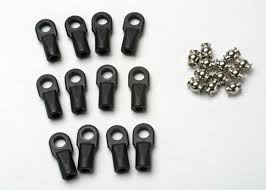 Traxxas Rod ends, Revo® (large) with hollow balls (12) (5347)