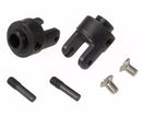 Traxxas Differential output yokes, black (2)/ 3x5mm countersunk screws (2)/ screw pin (2) (4628R)