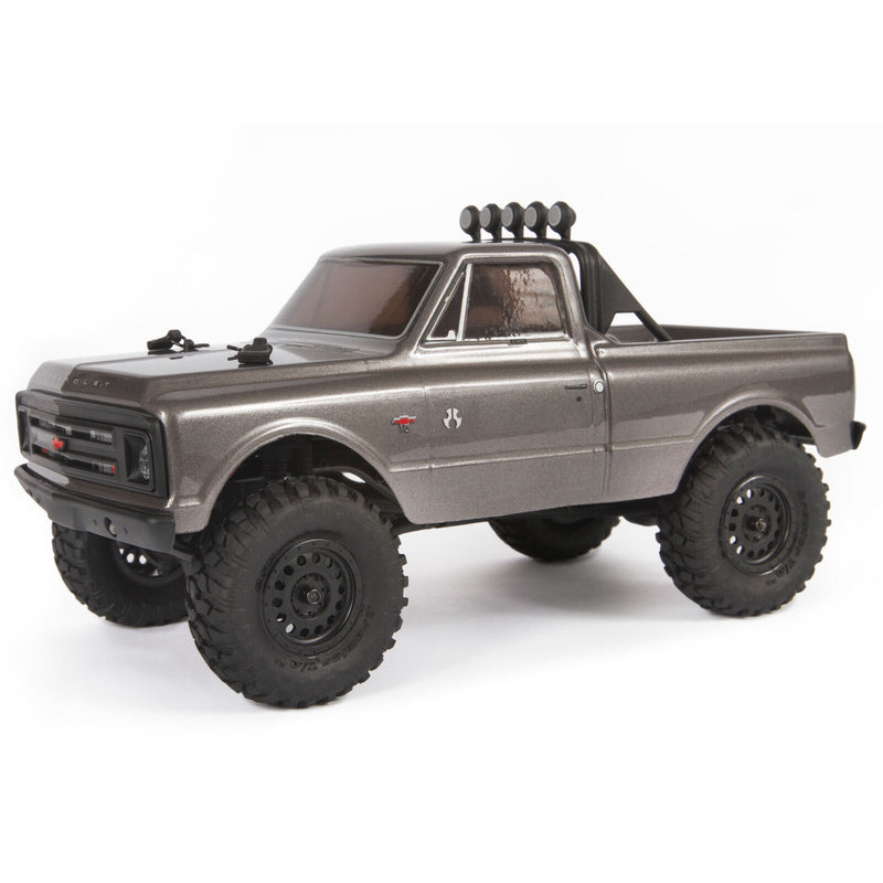 Axial 1/24 SCX24 1967 Chevrolet C10 4WD Truck Brushed RTR, Silver (AXI00001T2)