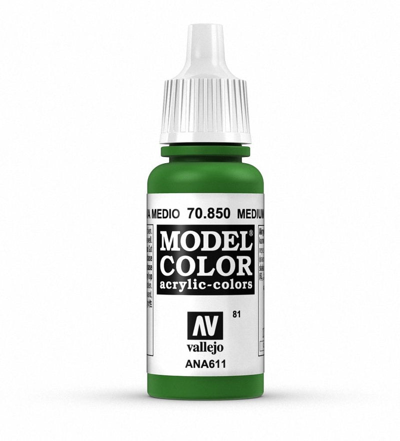 Vallejo Model Color 17ml - Medium Olive - 70.850 (081)